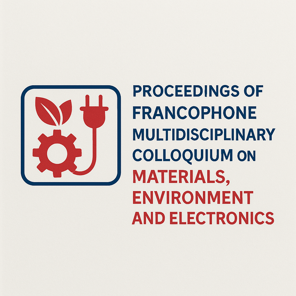 Coperta Proceedings of Francophone Multidisciplinary Colloquium on Materials, Environment and Electronics